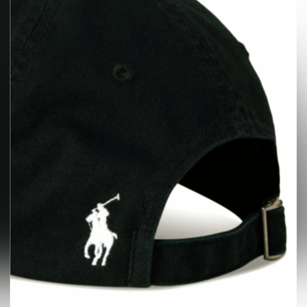 Polo Ralph Lauren Cotton Twill Ball Cap Black - Picture 2 of 13